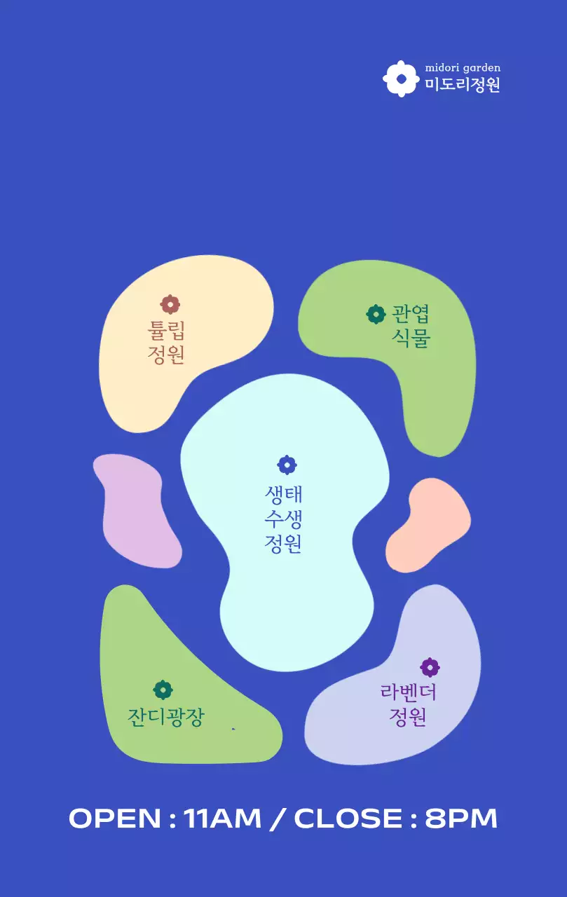 자연 친화적인 식물 정원의 키링 굿즈 배경지