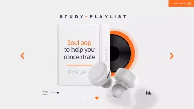 White Modern Playlist Promotion YouTube Thumbnail