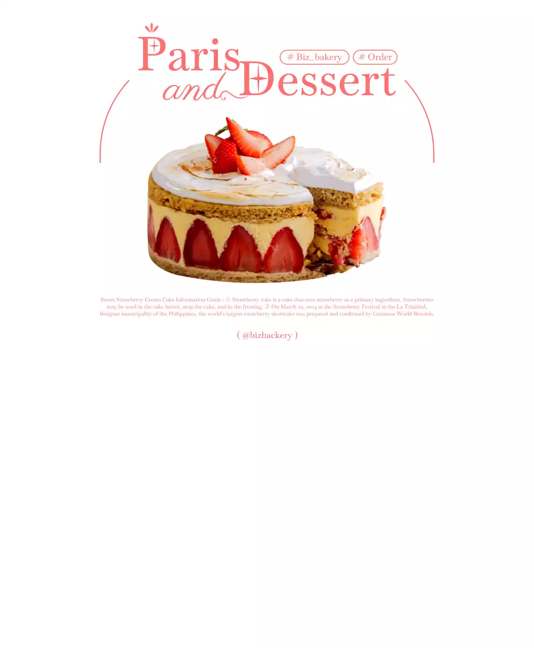 ピンクのシンプルで情緒的なテキストの装飾コンセプトカフェのデザートメニューのプロモーション用団体Tシャツ