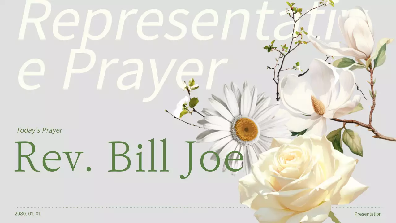 그린 엘레강트 교회 프리젠테이션