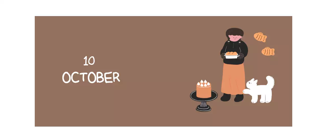 알록달록한 귀여운 일상 일러스트 컨셉