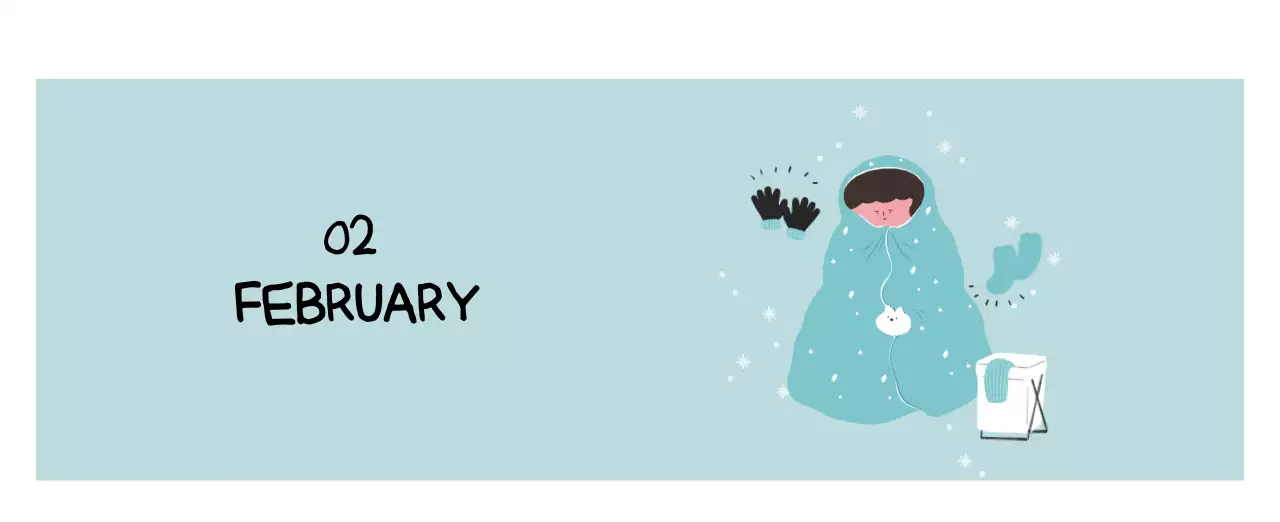 알록달록한 귀여운 일상 일러스트 컨셉