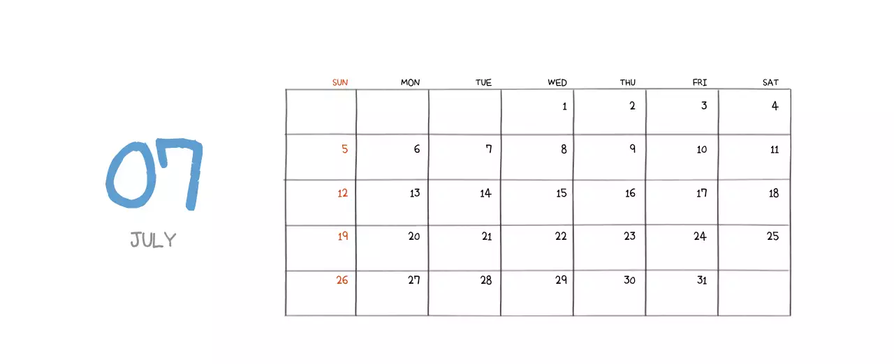 알록달록한 귀여운 일상 일러스트 컨셉