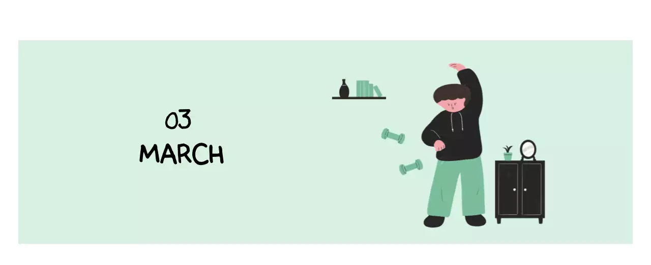 알록달록한 귀여운 일상 일러스트 컨셉