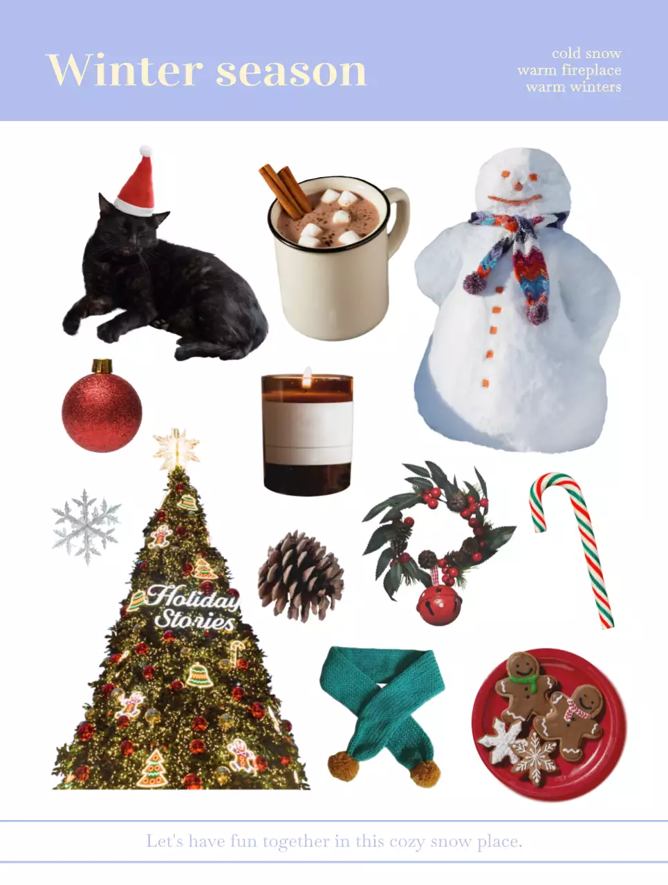 파스텔톤 분홍색과 파란색과 보라색의 계절 별 실물 사진 요소 모음