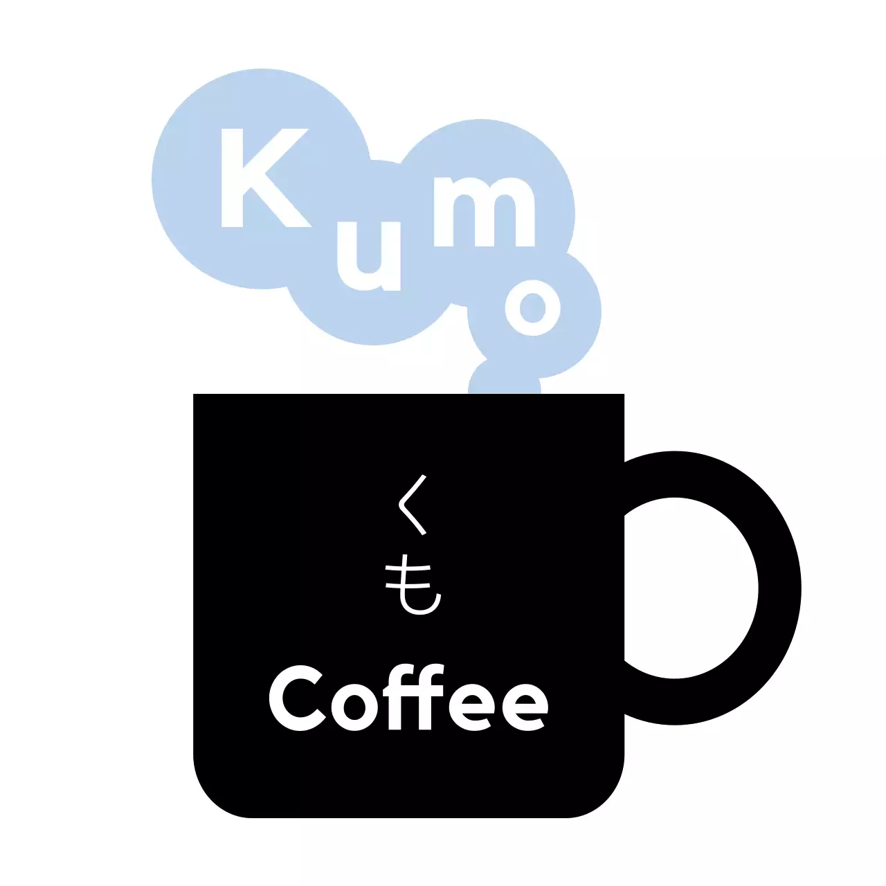 黒 シンプル コーヒー ロゴ