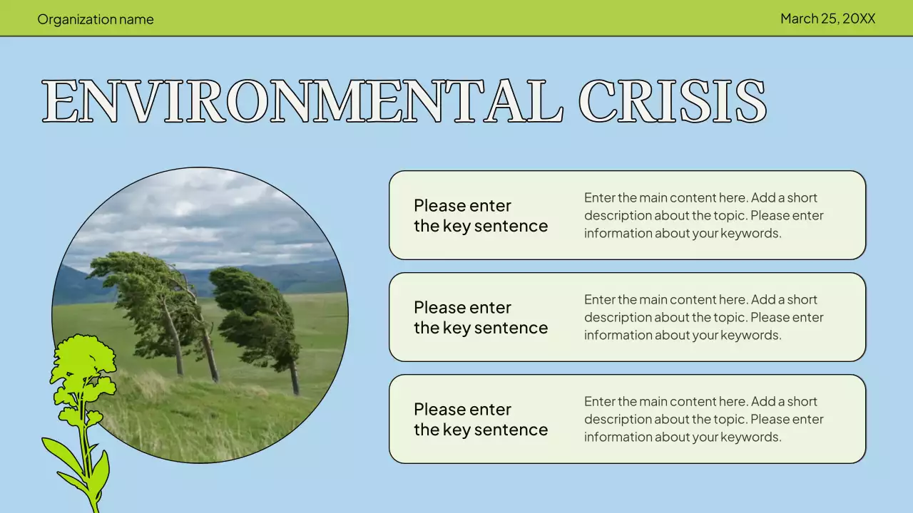 Green Modern Environmental Presentation