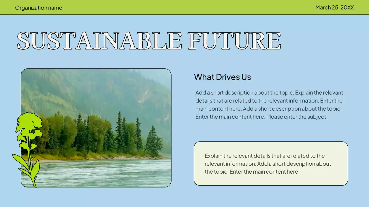 Green Modern Environmental Presentation