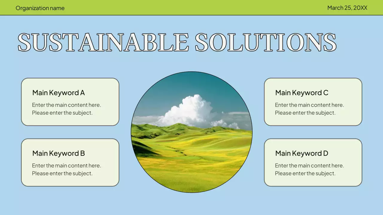 Green Modern Environmental Presentation