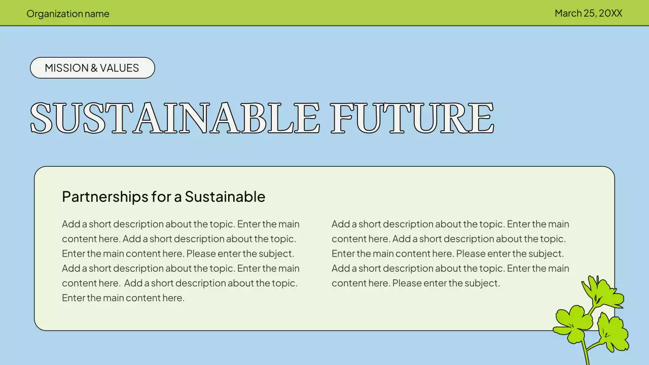 Green Modern Environmental Presentation
