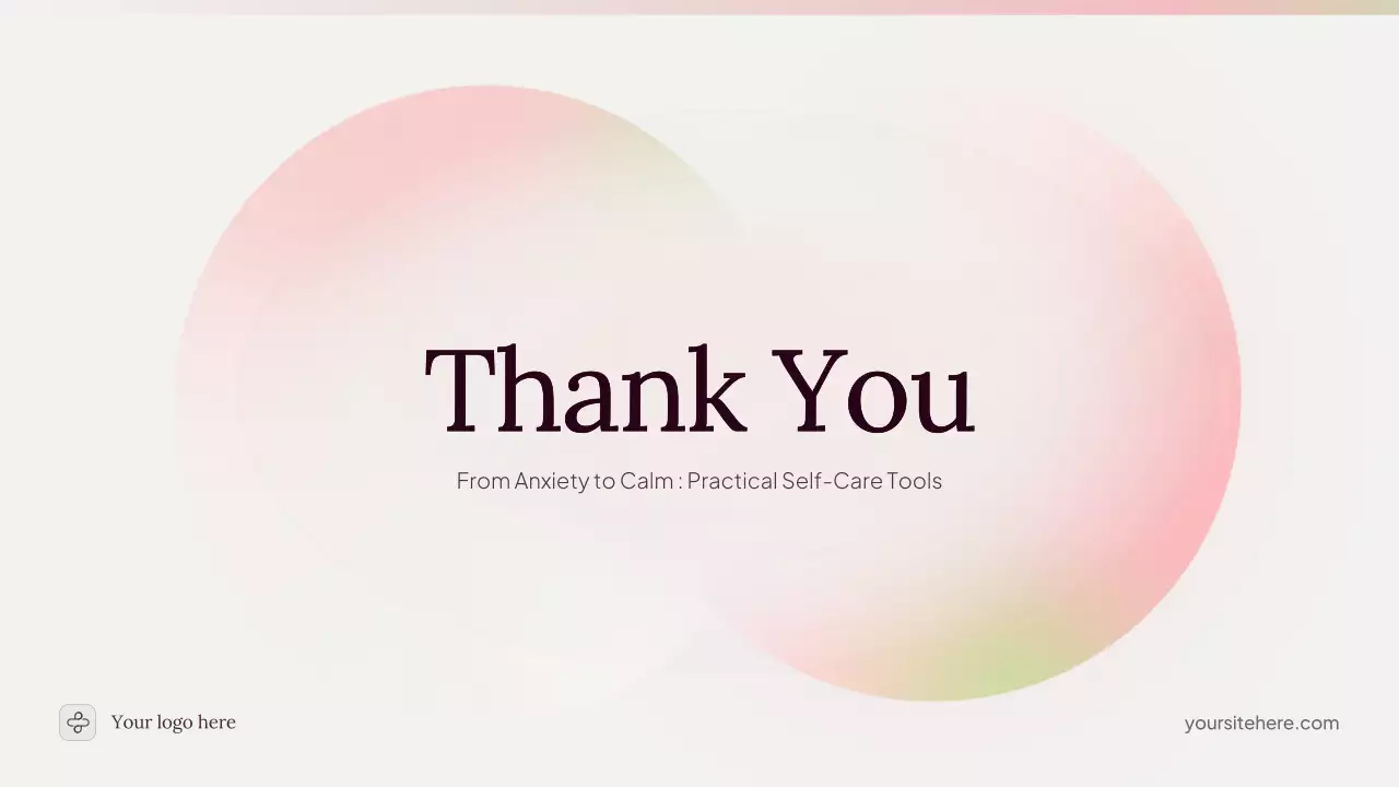 Pink Modern Mental Health Presentation