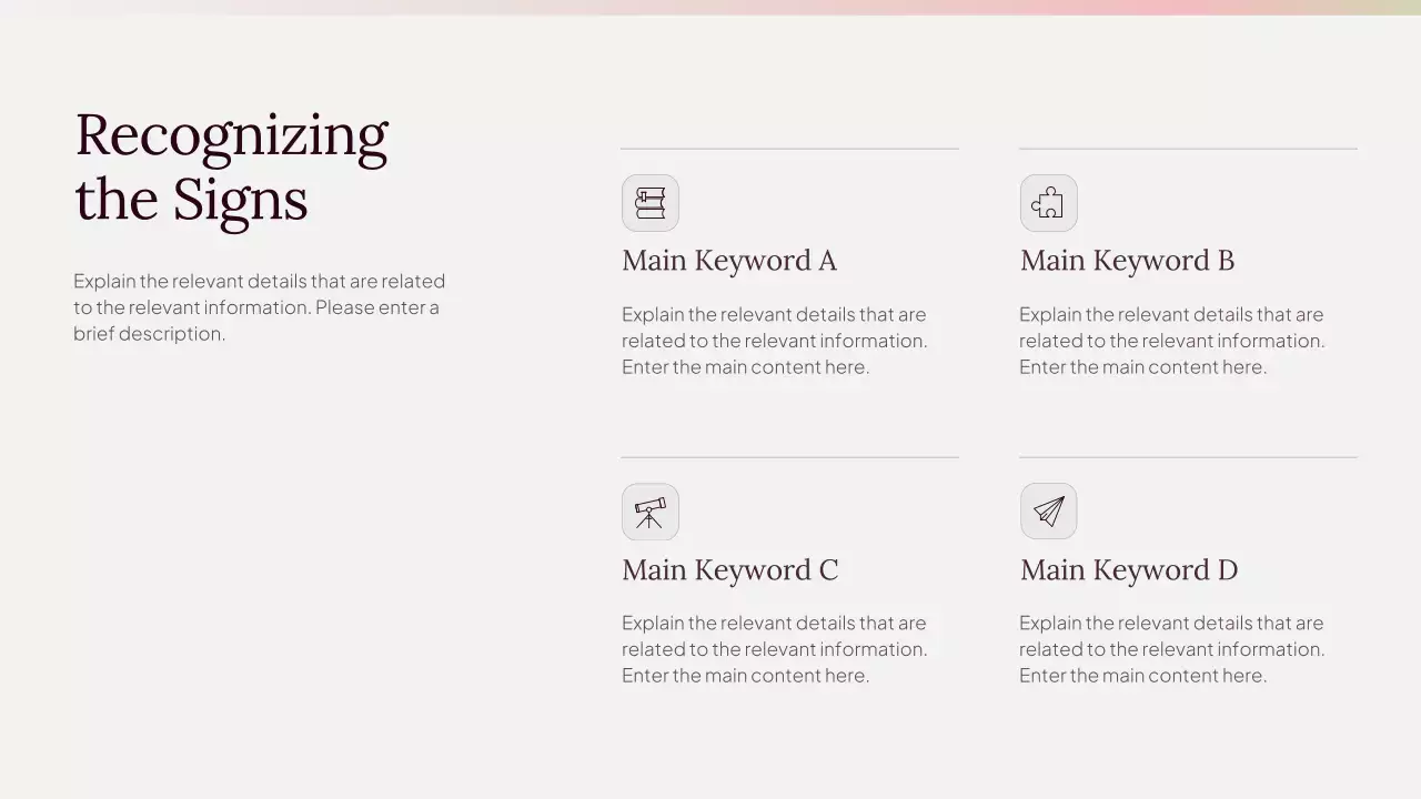 Pink Modern Mental Health Presentation