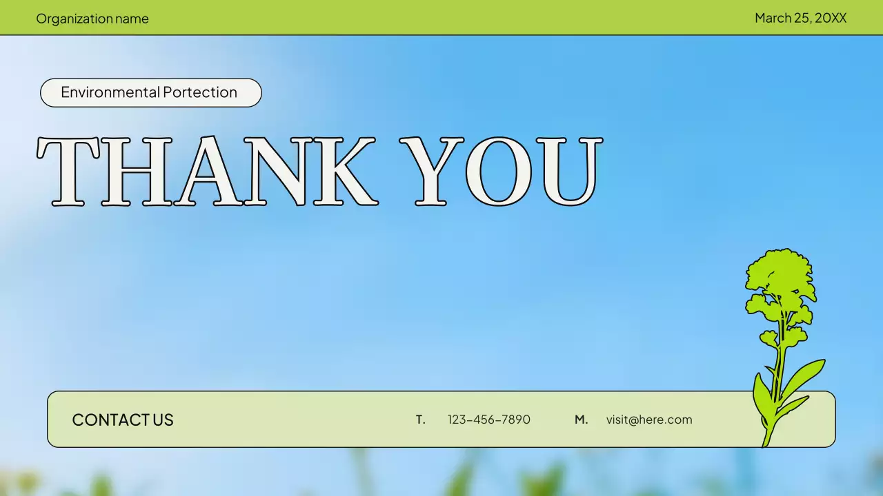 Green Modern Environmental Presentation