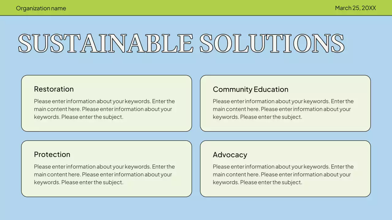 Green Modern Environmental Presentation