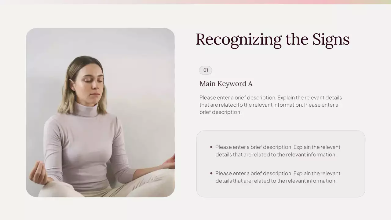 Pink Modern Mental Health Presentation