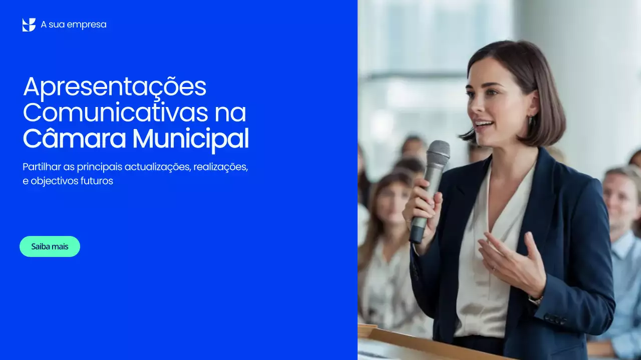 Apresentação da Reunião da Prefeitura Profissional Azul