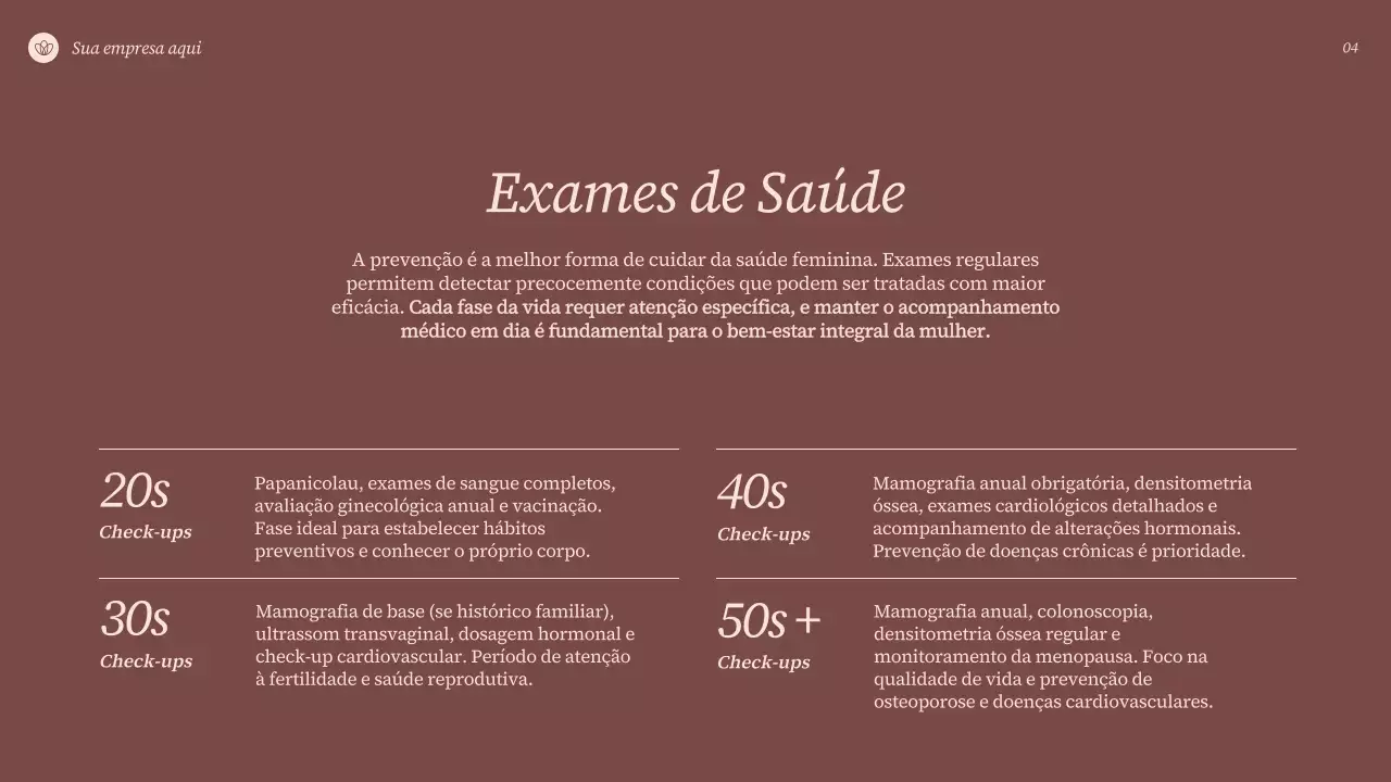 Apresentação de bem-estar elegante em tons de bege