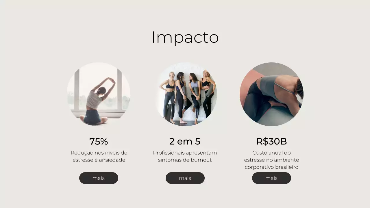 Palestra de Meditação Minimalista Bege