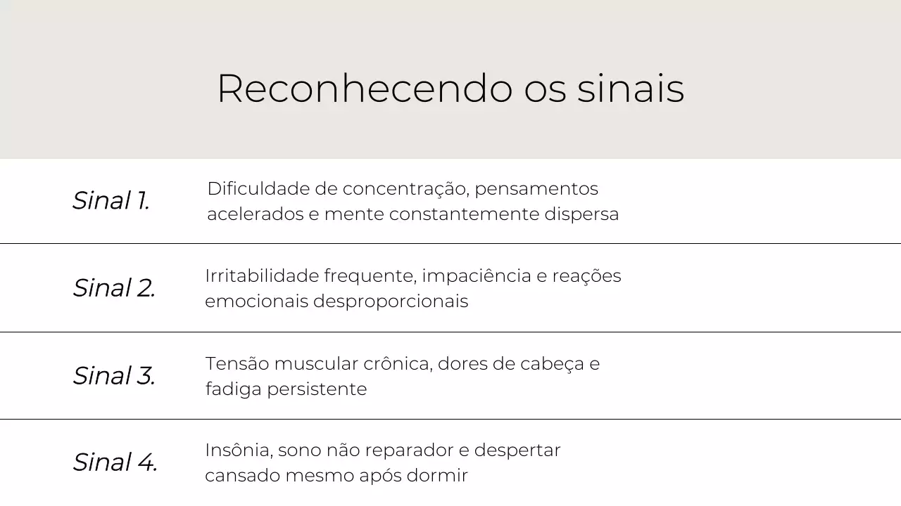 Palestra de Meditação Minimalista Bege