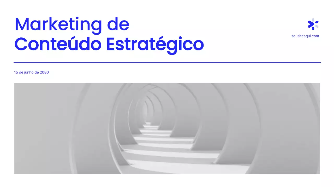 Apresentação de Marketing Moderna em Tons de Cinza