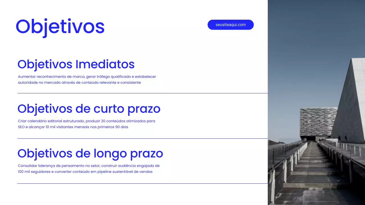 Apresentação de Marketing Moderna em Tons de Cinza