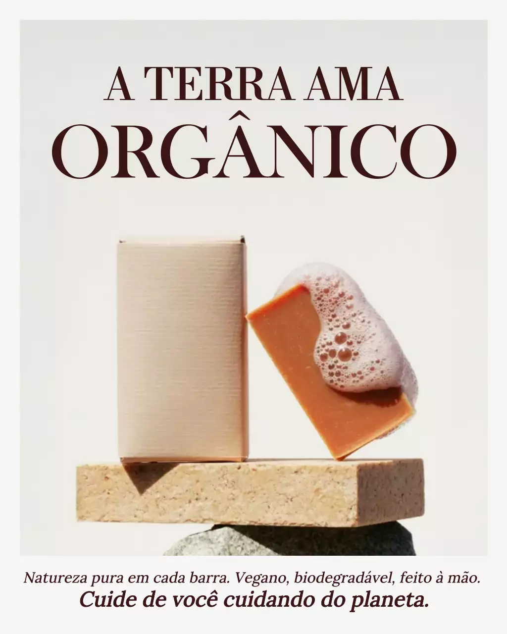 Promoção de Sustentabilidade Bege Simples
