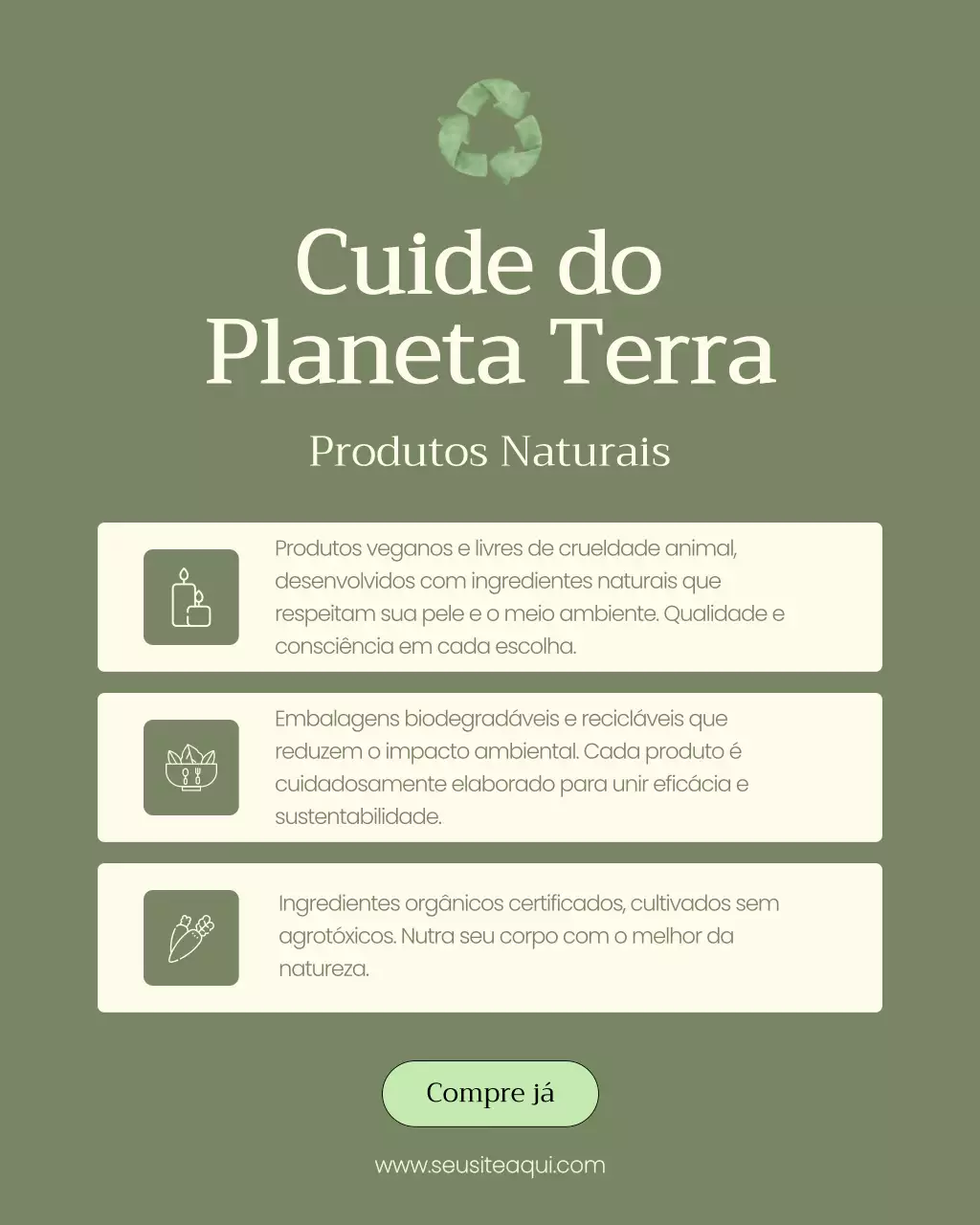 Promoção Sage Minimal Organic