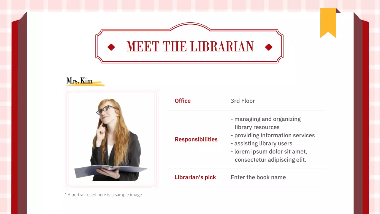 빨간 블랙의 책 깔끔한 도서관 안내 메뉴얼