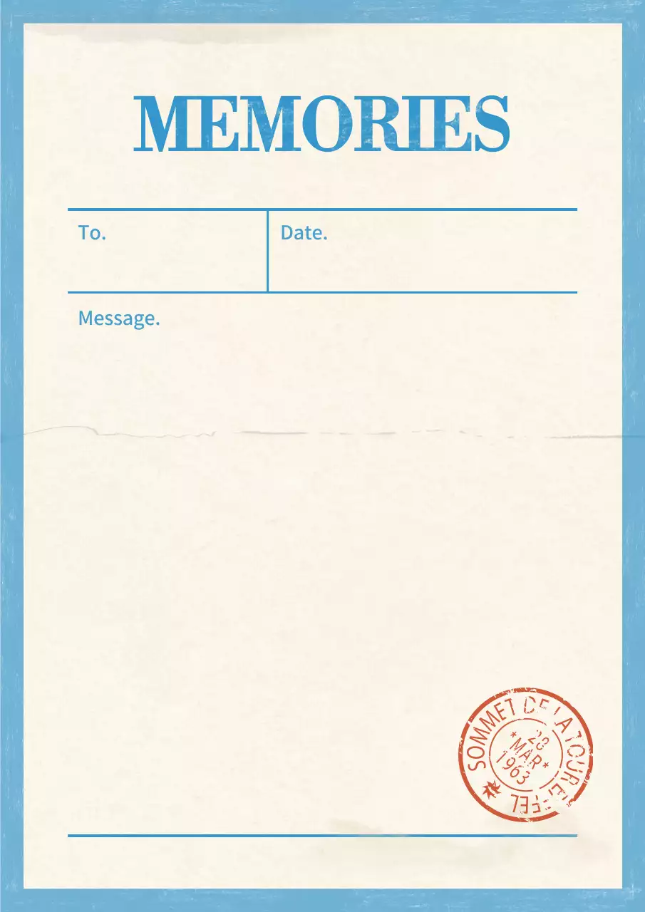 Light blue vintage notepad concept layout bundle pack