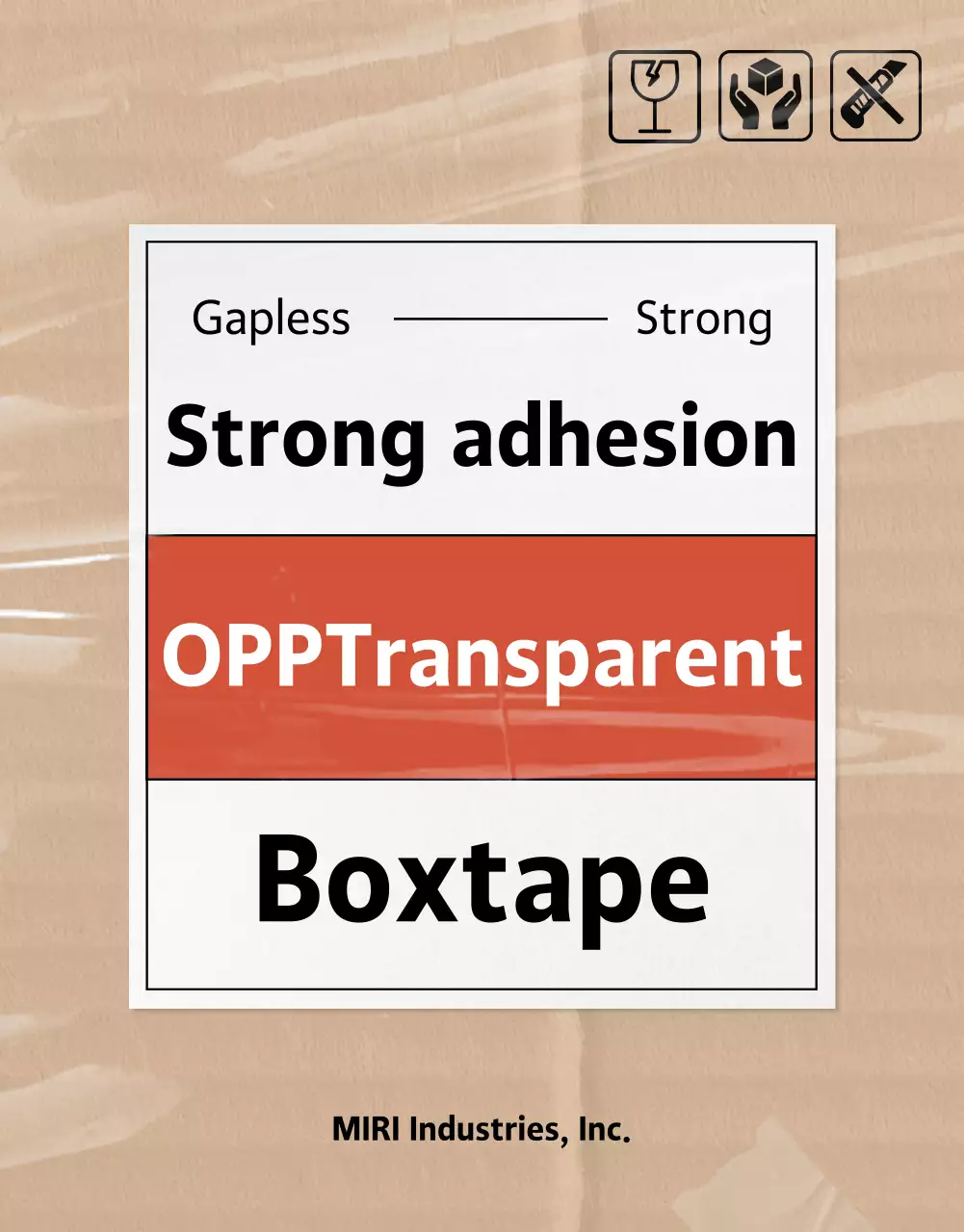 Beige basic packaging advertisement