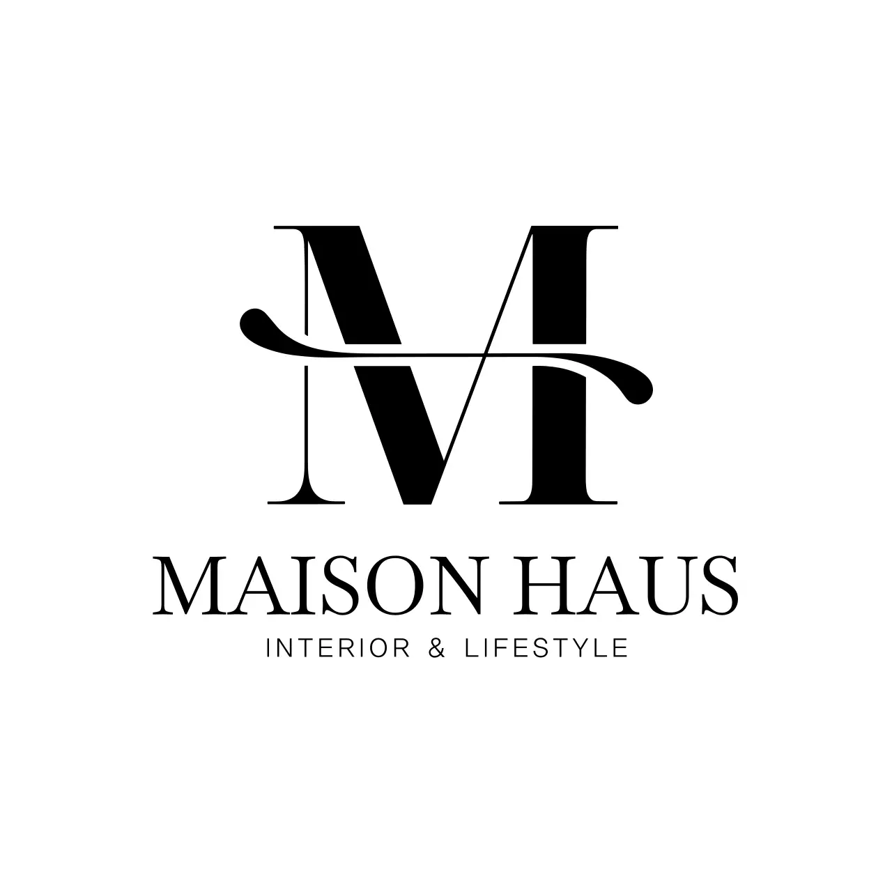 Black Elegant Interior Promotion Logo