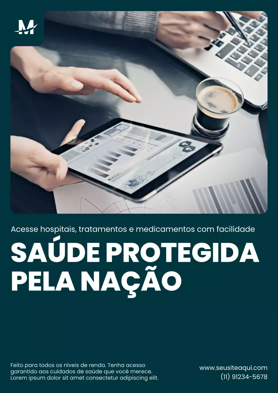 Pôster promocional da Teal Modern Healthcare