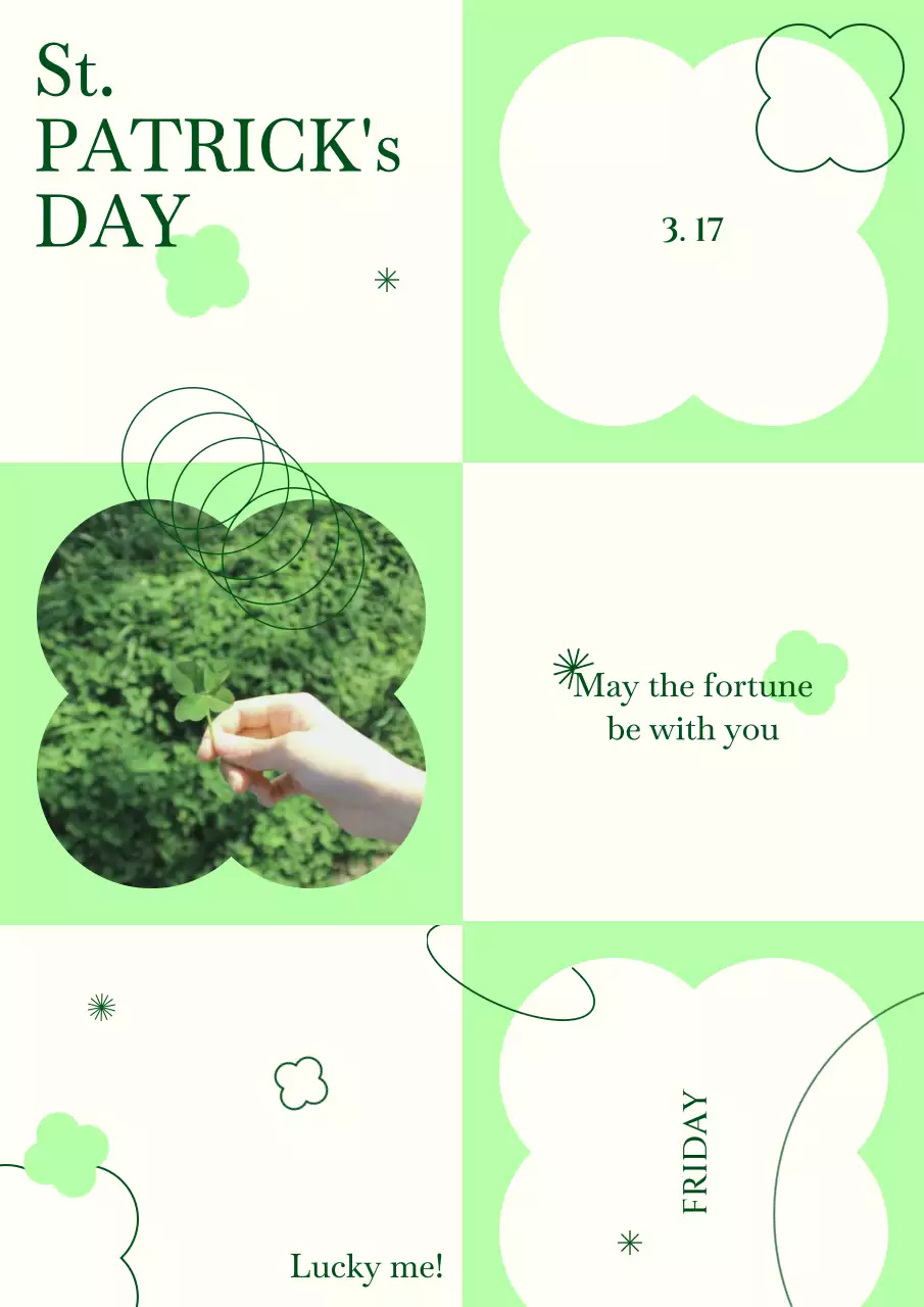 연두색과 아이보리 귀여운 아트웍