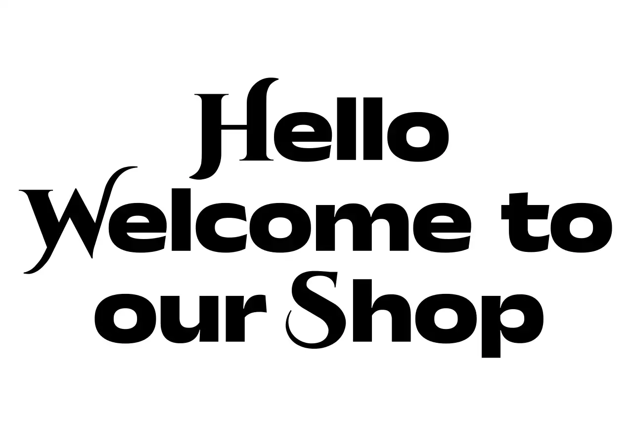 白黒 シンプル ショップ 看板 カフェ文章