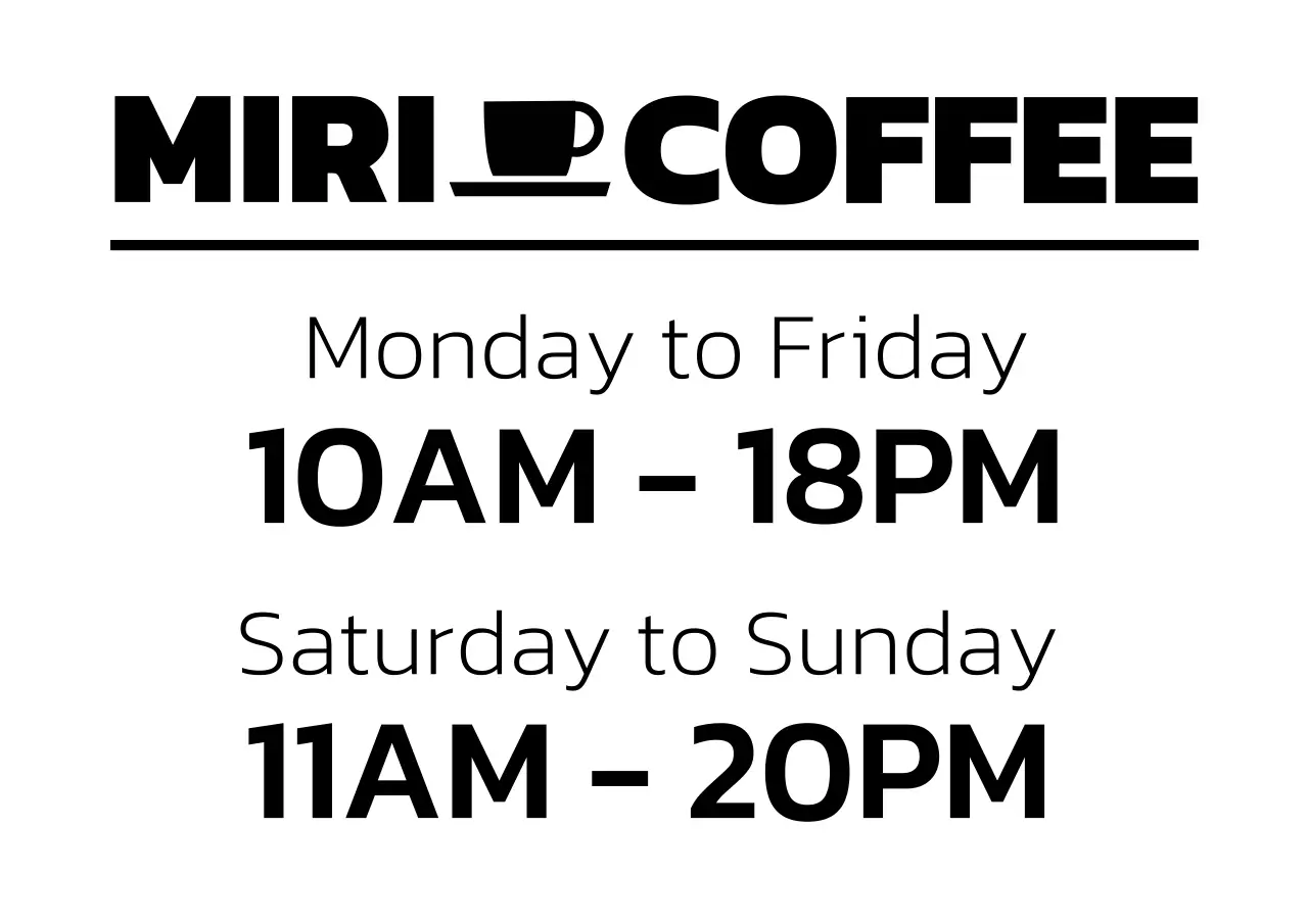 白黒 シンプル カフェ 営業時間 カフェ営業時間