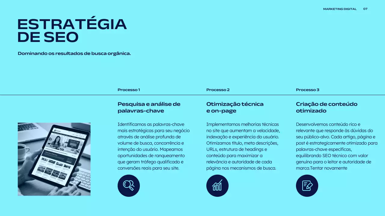 Apresentação de Marketing Moderno da Marinha