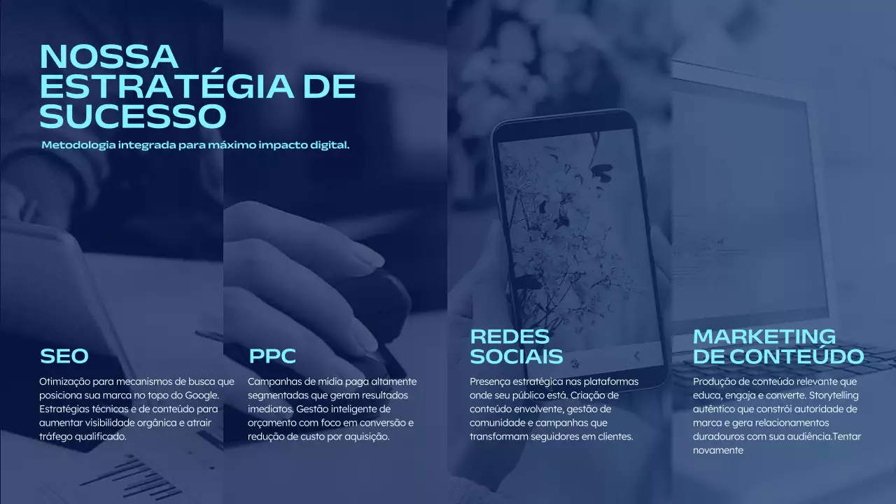 Apresentação de Marketing Moderno da Marinha