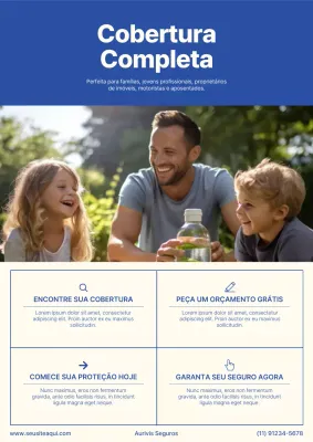 Anúncio da Blue Modern Insurance