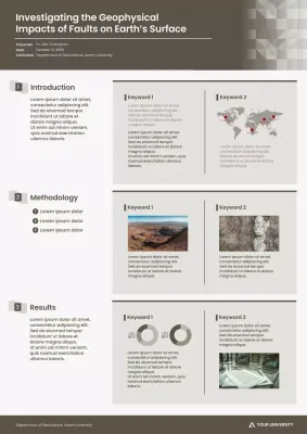 Grey Professional Geology Presentation Web Poster