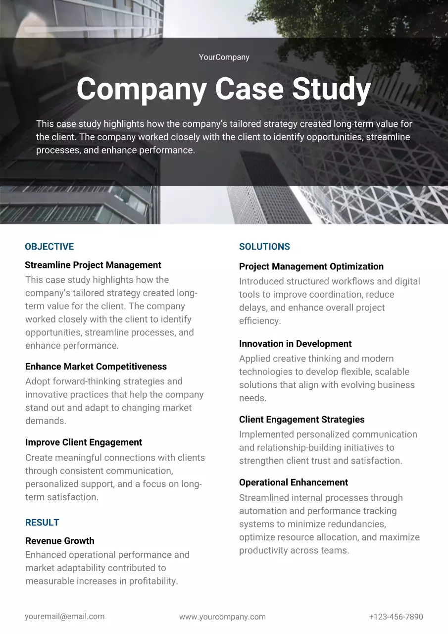 grey professional business report