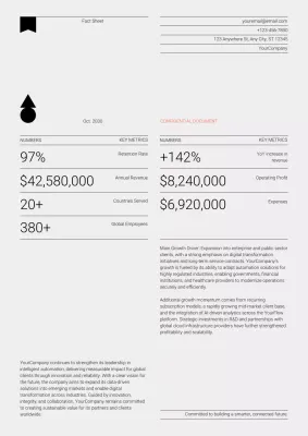 grey modern business report