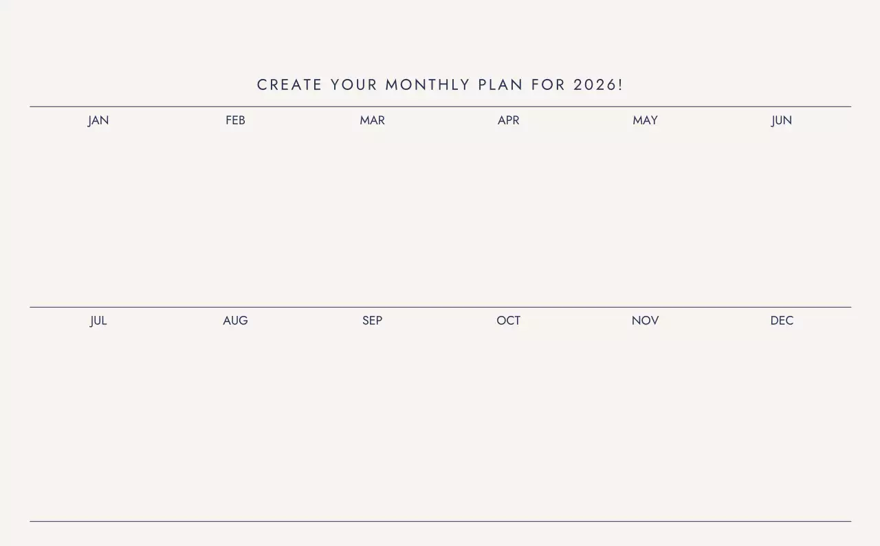 아이보리 세련 캘린더 달력