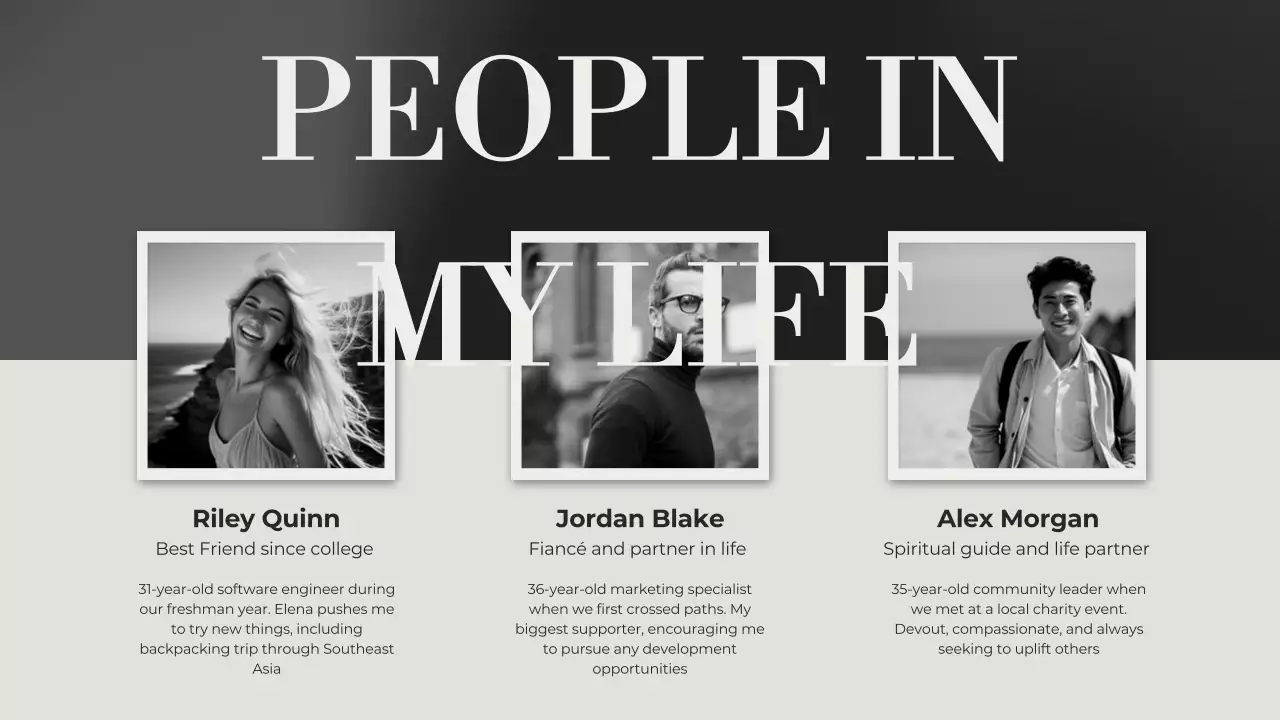 Presentasi Pengenalan Diri Minimalis Hitam