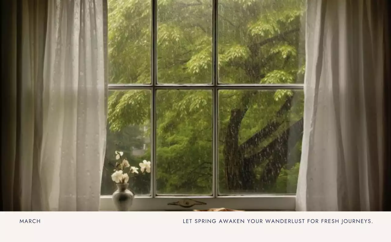 아이보리 세련 캘린더 달력