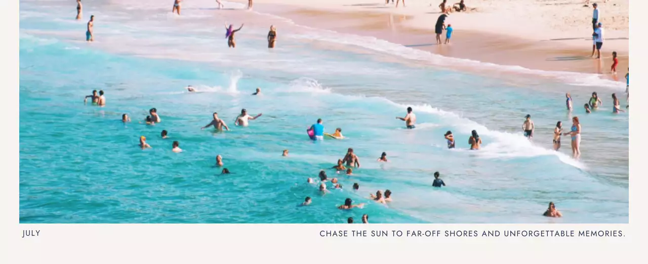 베이지 심플 여행 달력