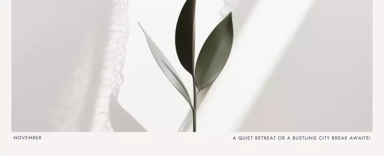 베이지 심플 여행 달력