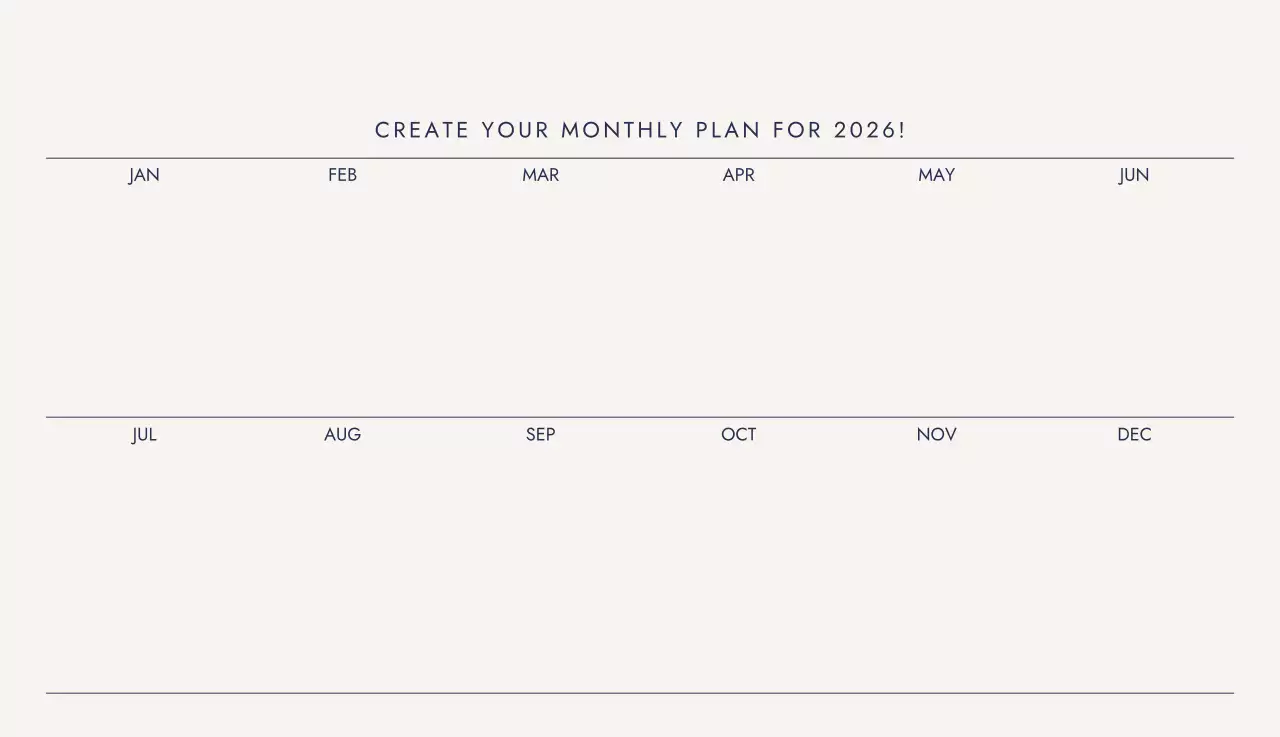 아이보리 심플 캘린더 달력