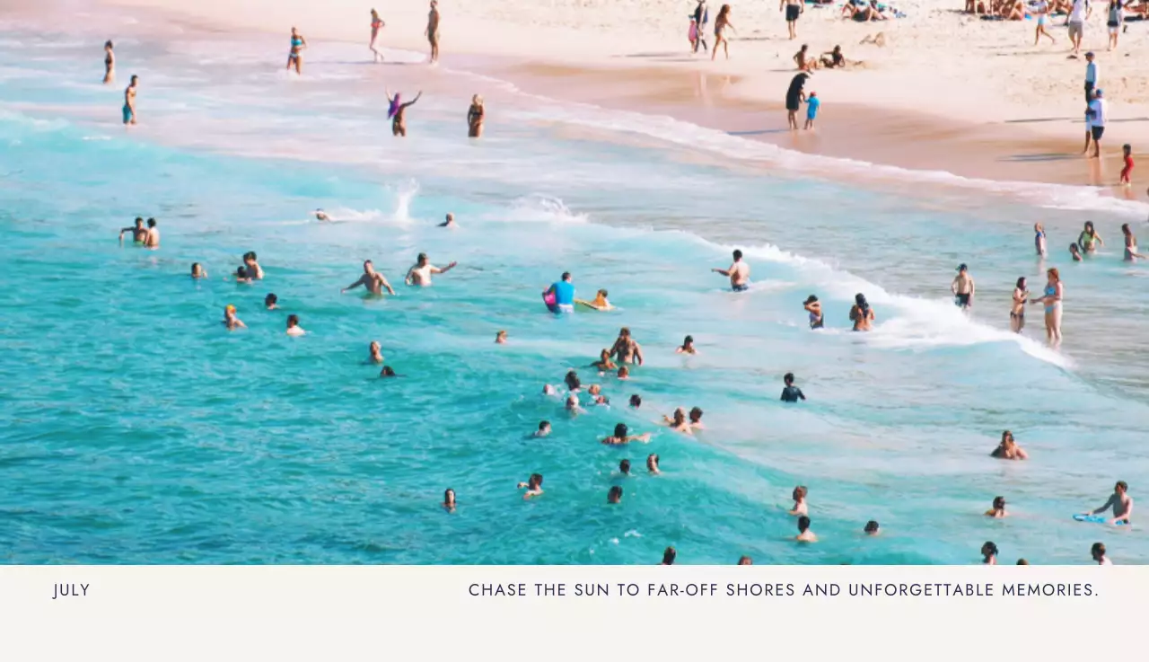 아이보리 심플 캘린더 달력