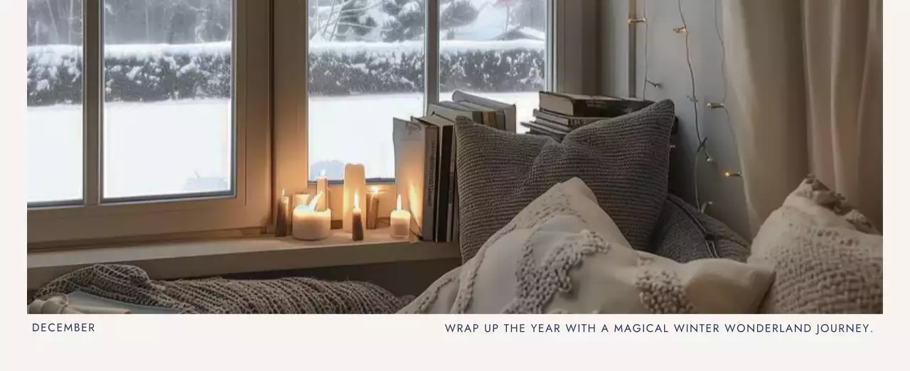 베이지 심플 여행 달력