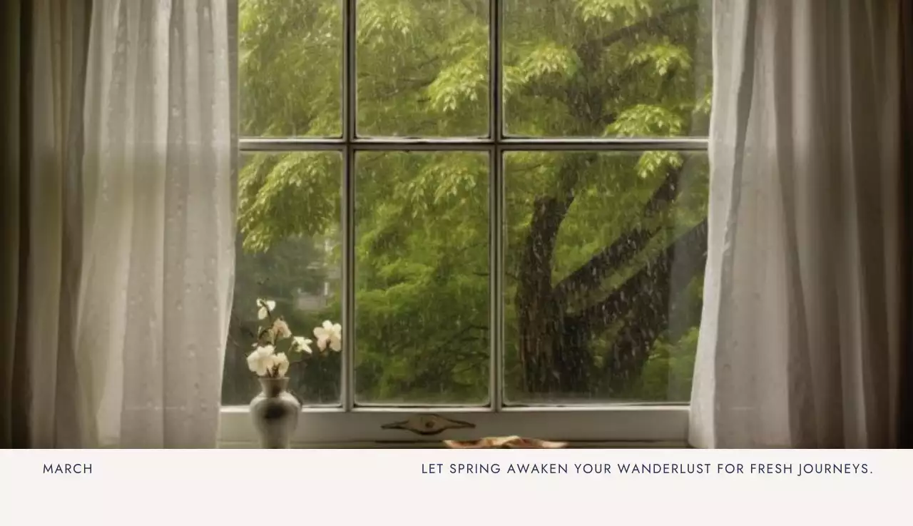 아이보리 심플 캘린더 달력